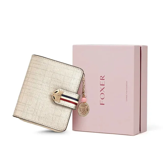 Card Holder Split Leather Wallet