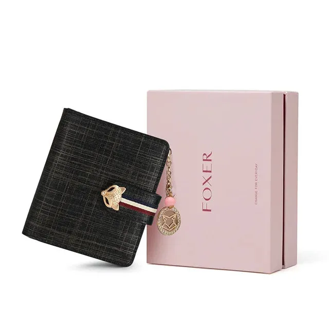 Card Holder Split Leather Wallet