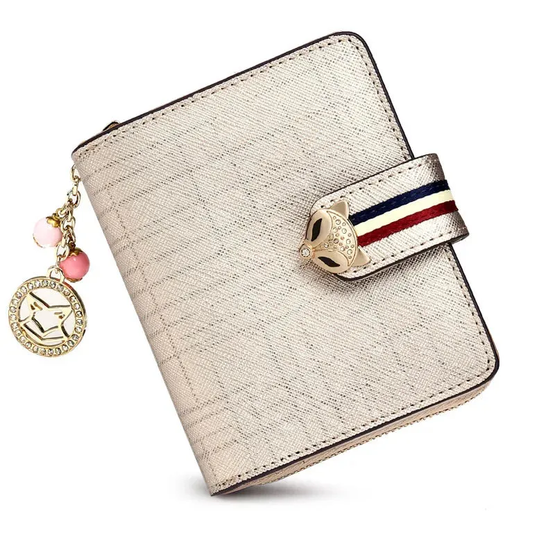 Card Holder Split Leather Wallet