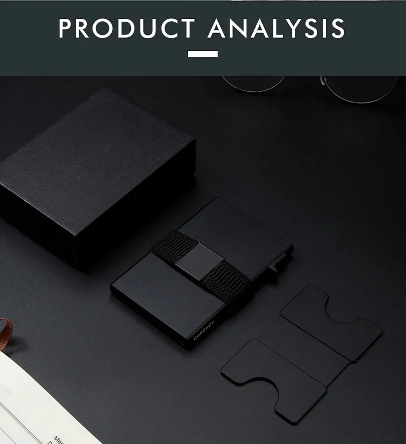 CASEKEY Aluminium Pop-up Smart Wallet with RFID Blocking