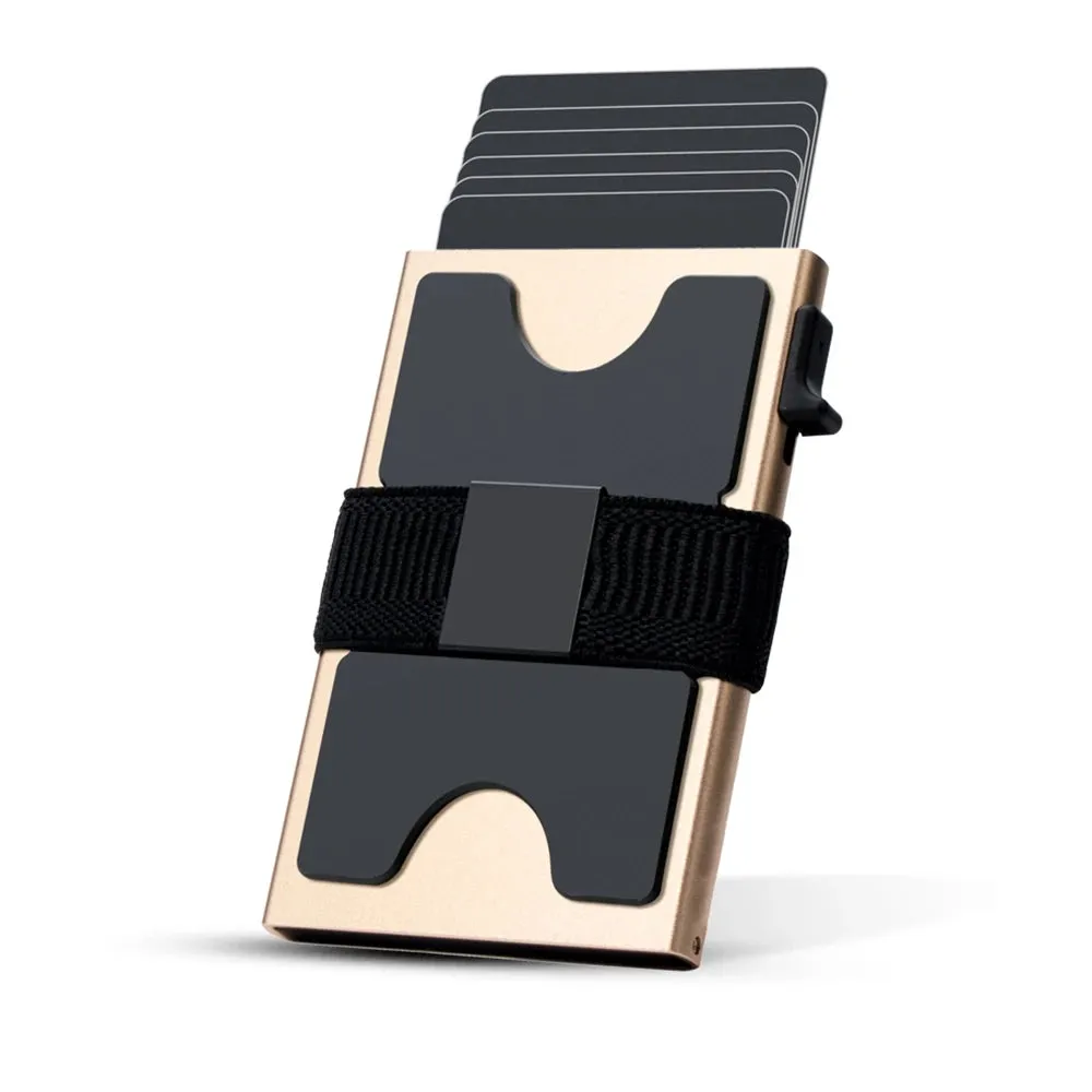 CASEKEY Aluminium Pop-up Smart Wallet with RFID Blocking