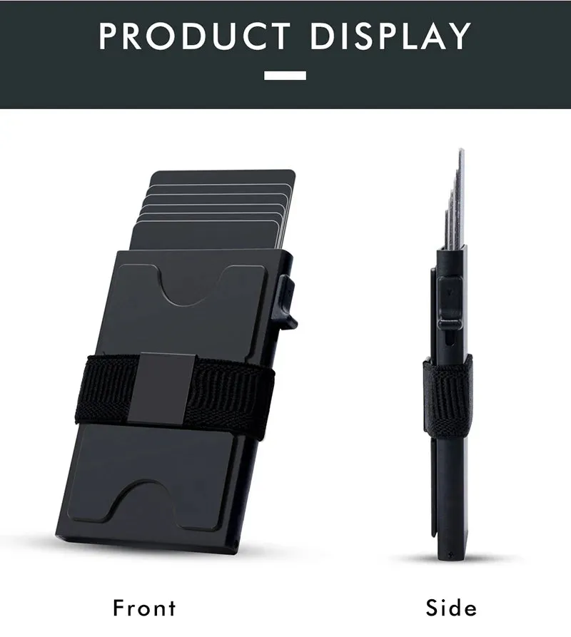 CASEKEY Aluminium Pop-up Smart Wallet with RFID Blocking