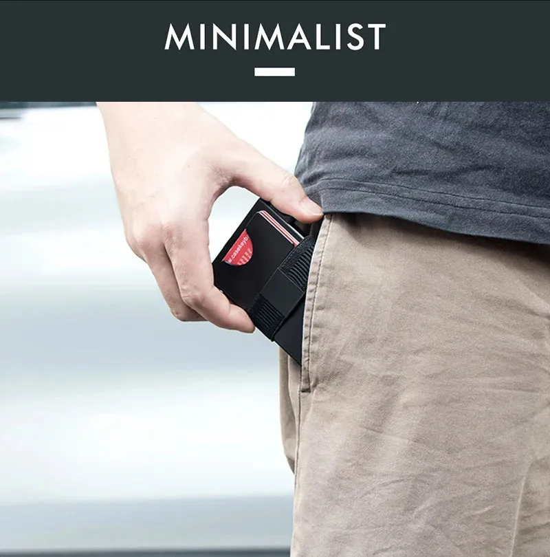 CASEKEY Aluminium Pop-up Smart Wallet with RFID Blocking