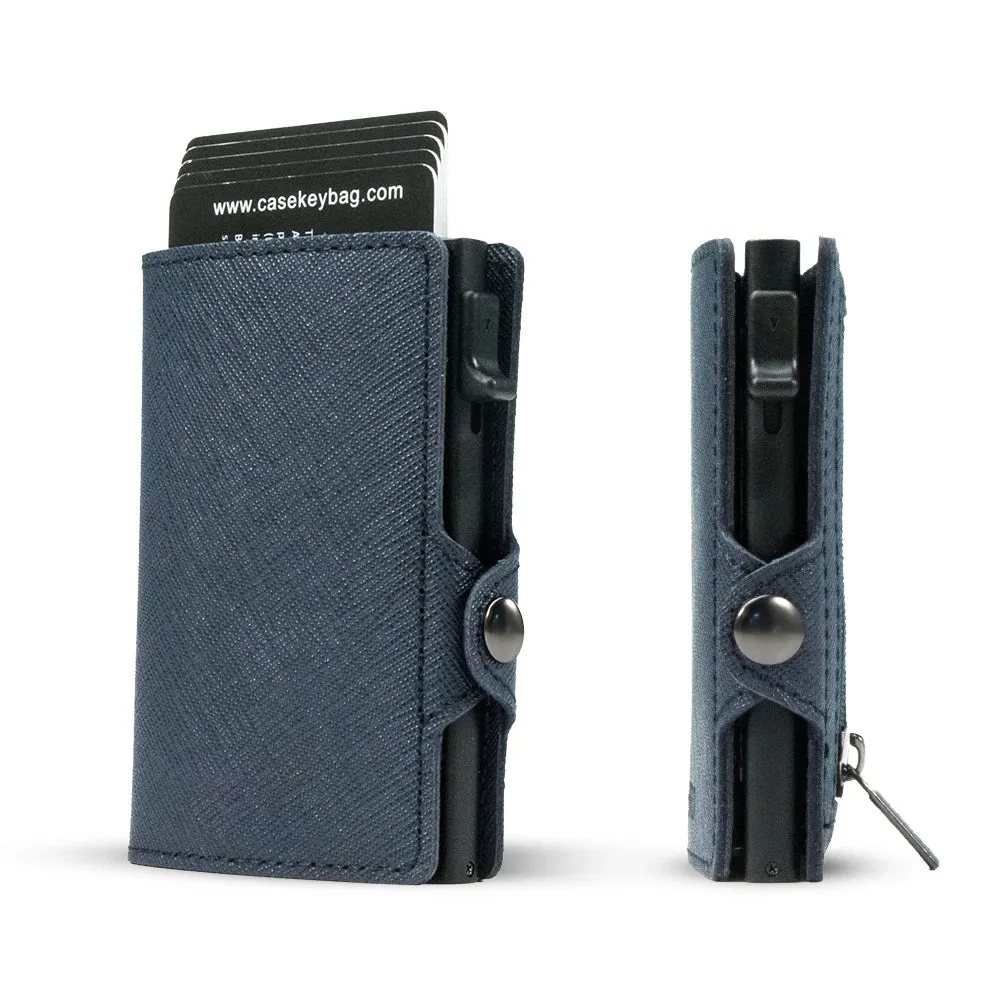 CASEKEY Leather Pop-Up Smart Wallet with RFID Blocking
