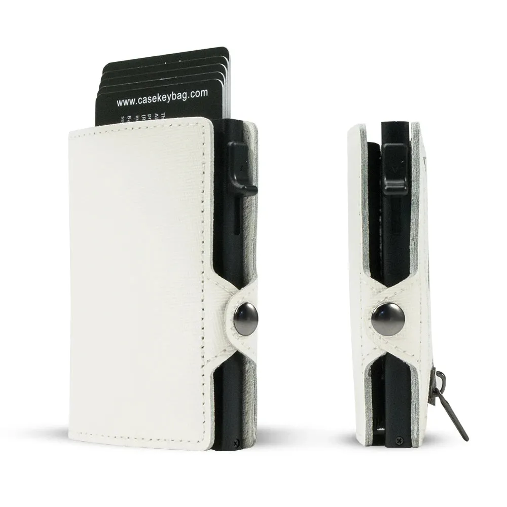 CASEKEY Leather Pop-Up Smart Wallet with RFID Blocking