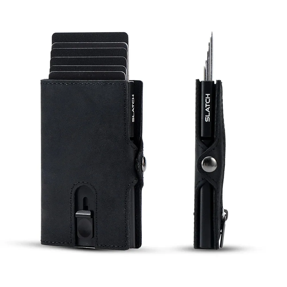 CASEKEY Leather Pop-up Smart Wallet with RFID Blocking
