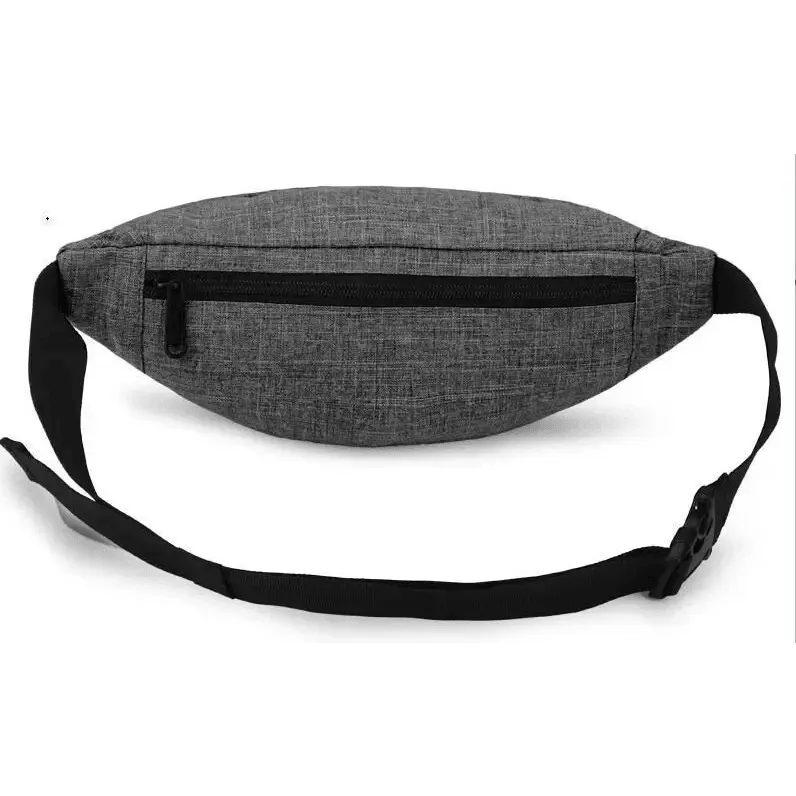 Casual Water Resistant Durable Polyester Small Outdoor Lightweight Crossbody Fanny Pack For Men Cool Sports Waist Bag