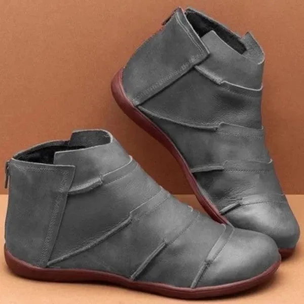 Casual Women's Leather Martin Booties