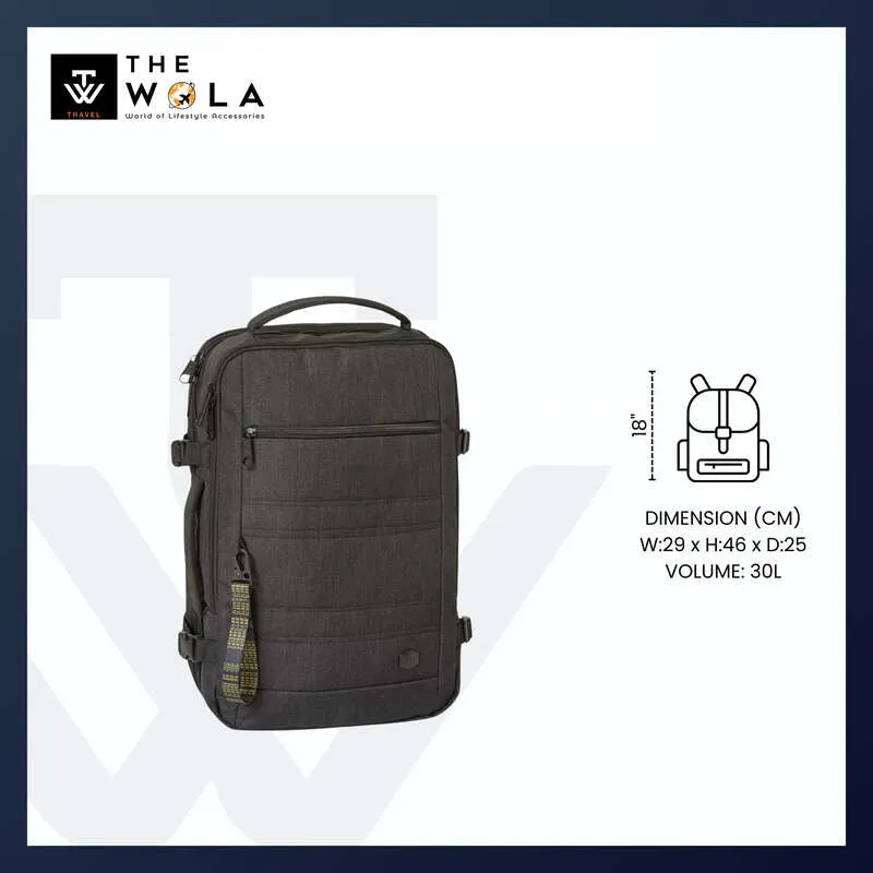 Caterpillar (CAT) Bizz. Tools B. Holt Expandable Travel Backpack - Durable Business & Travel Bag