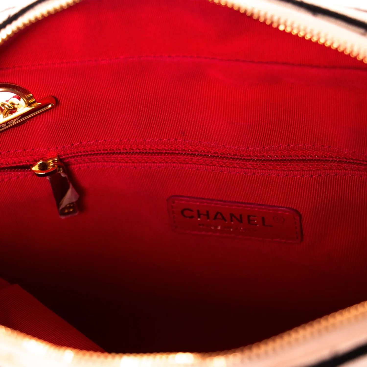 Chanel Fabric Camera Canvas Shoulder Bag