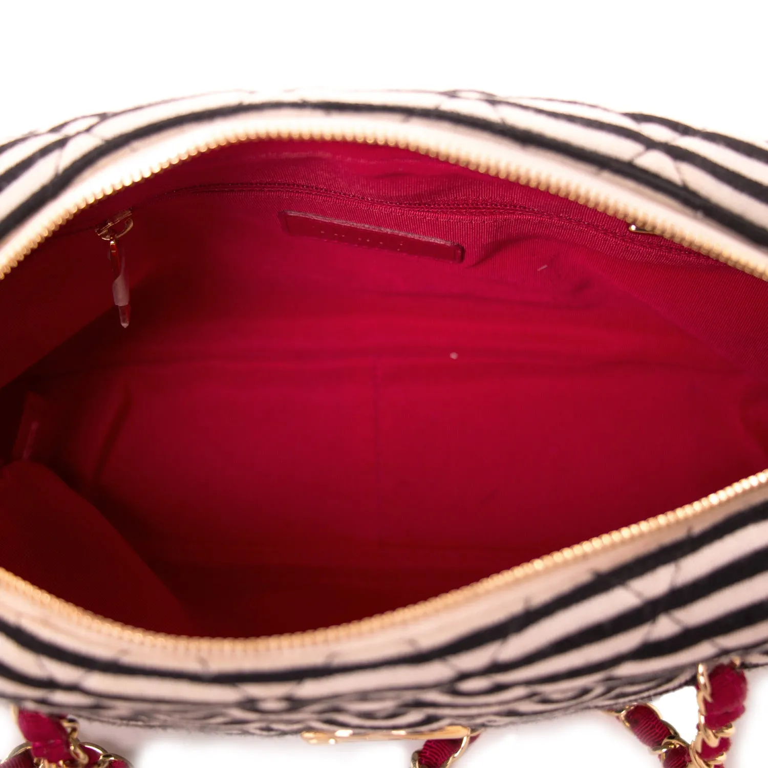 Chanel Fabric Camera Canvas Shoulder Bag