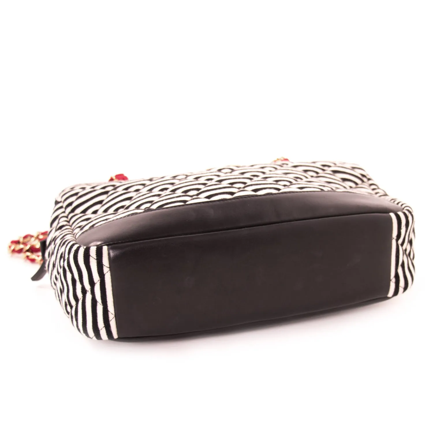 Chanel Fabric Camera Canvas Shoulder Bag
