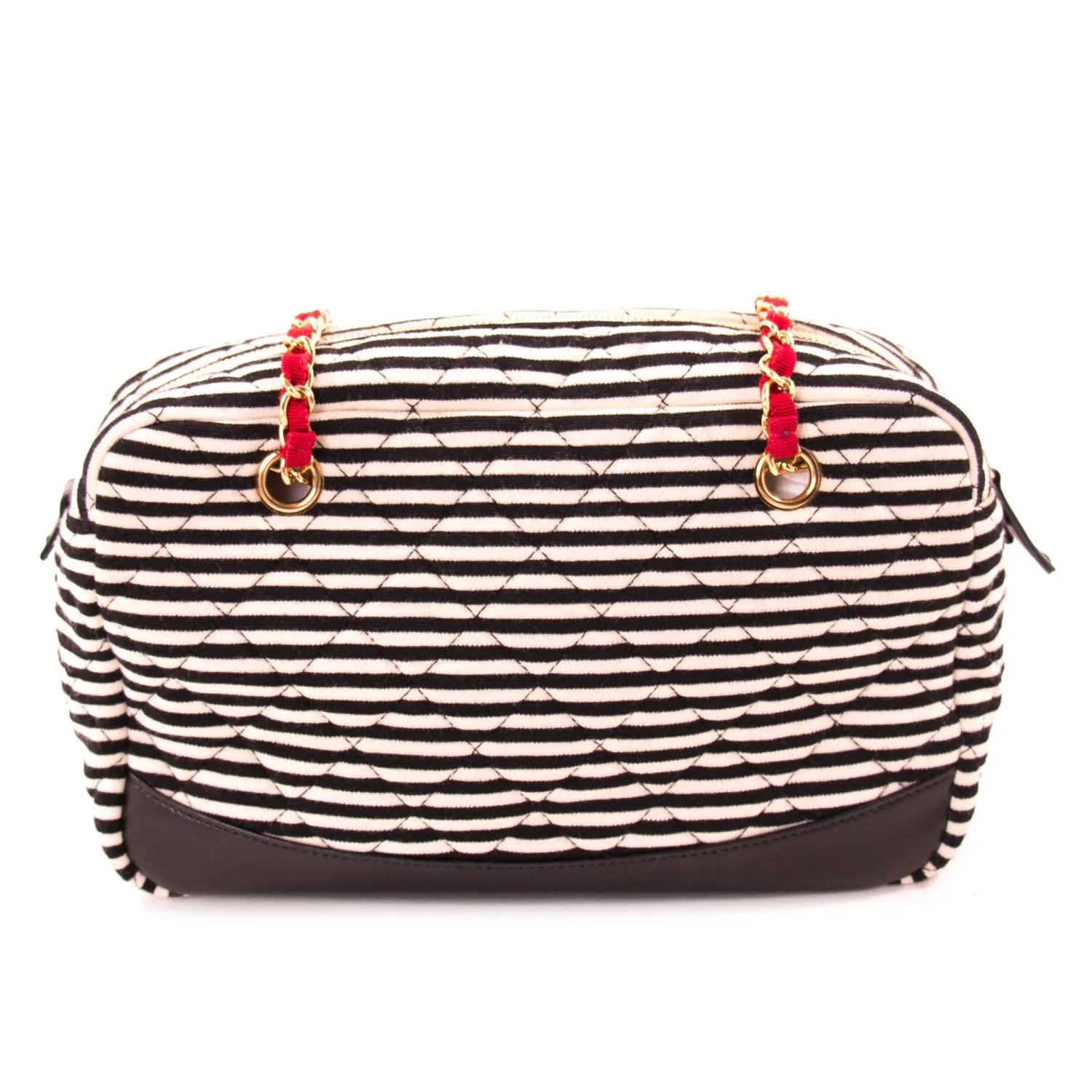 Chanel Fabric Camera Canvas Shoulder Bag