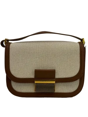 Charlot Canvas Crossbody Bag - Chocolate