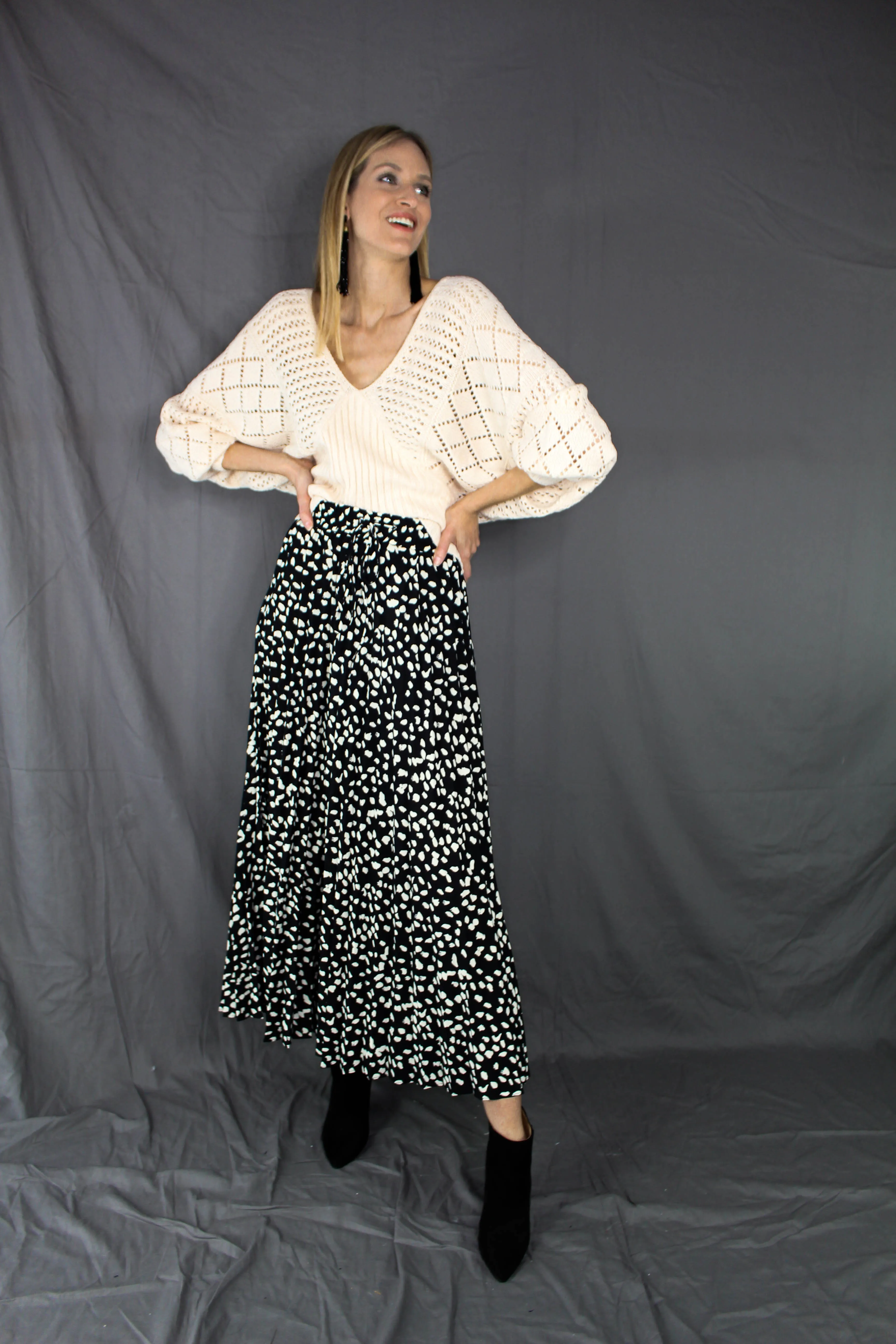 Clermont Printed Maxi Skirt