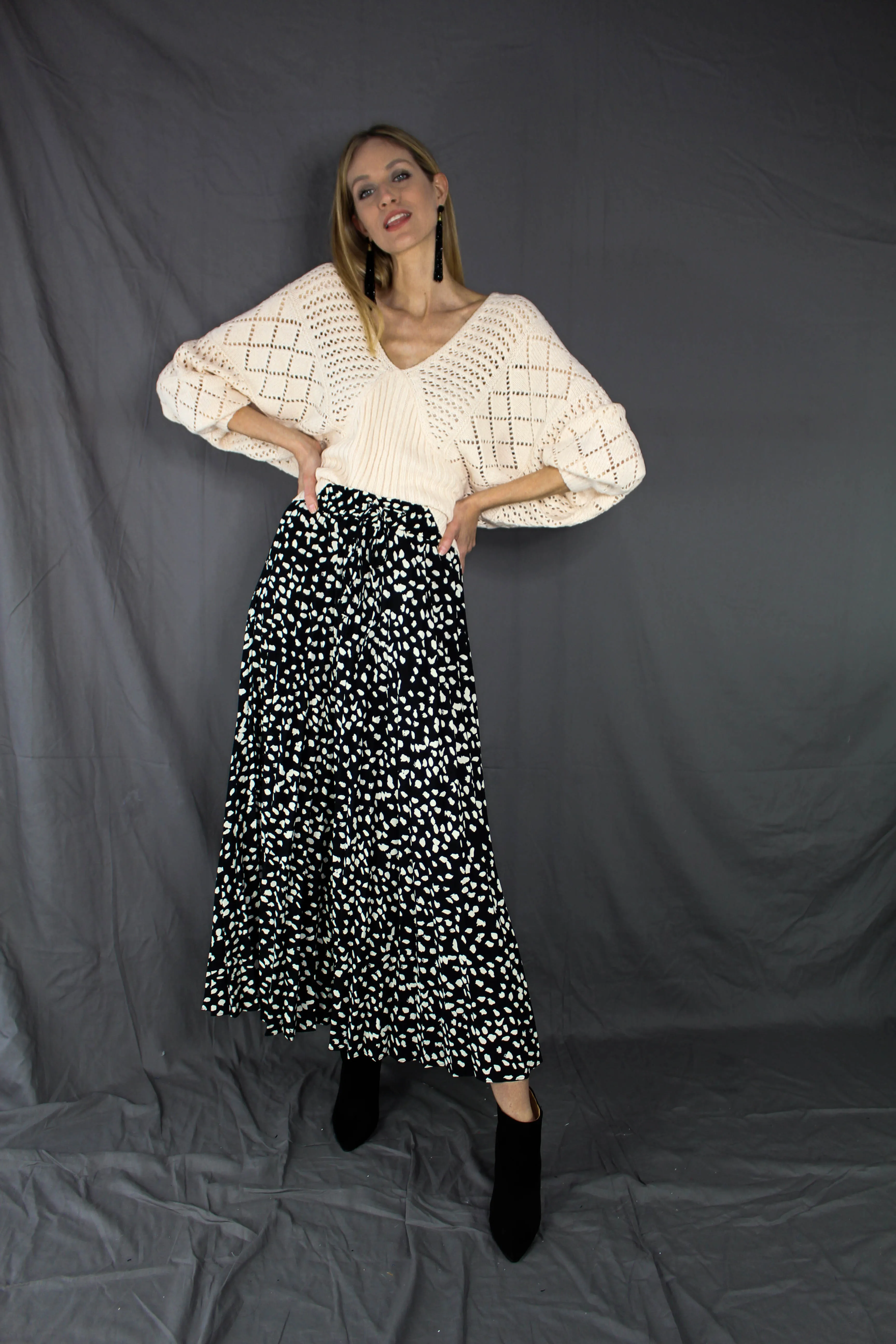 Clermont Printed Maxi Skirt