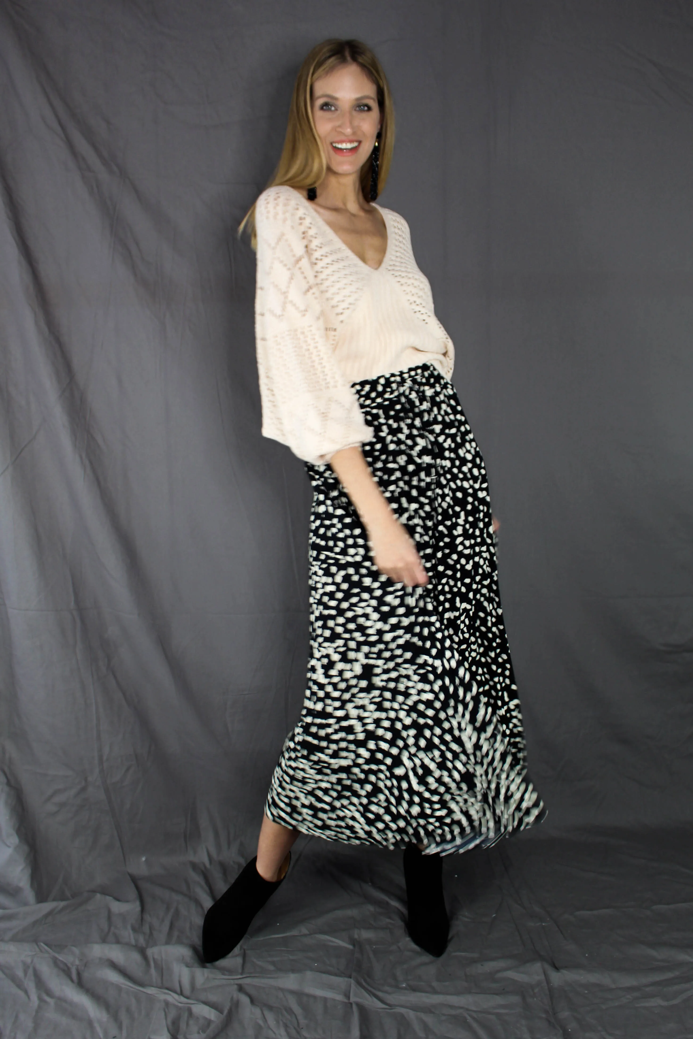 Clermont Printed Maxi Skirt