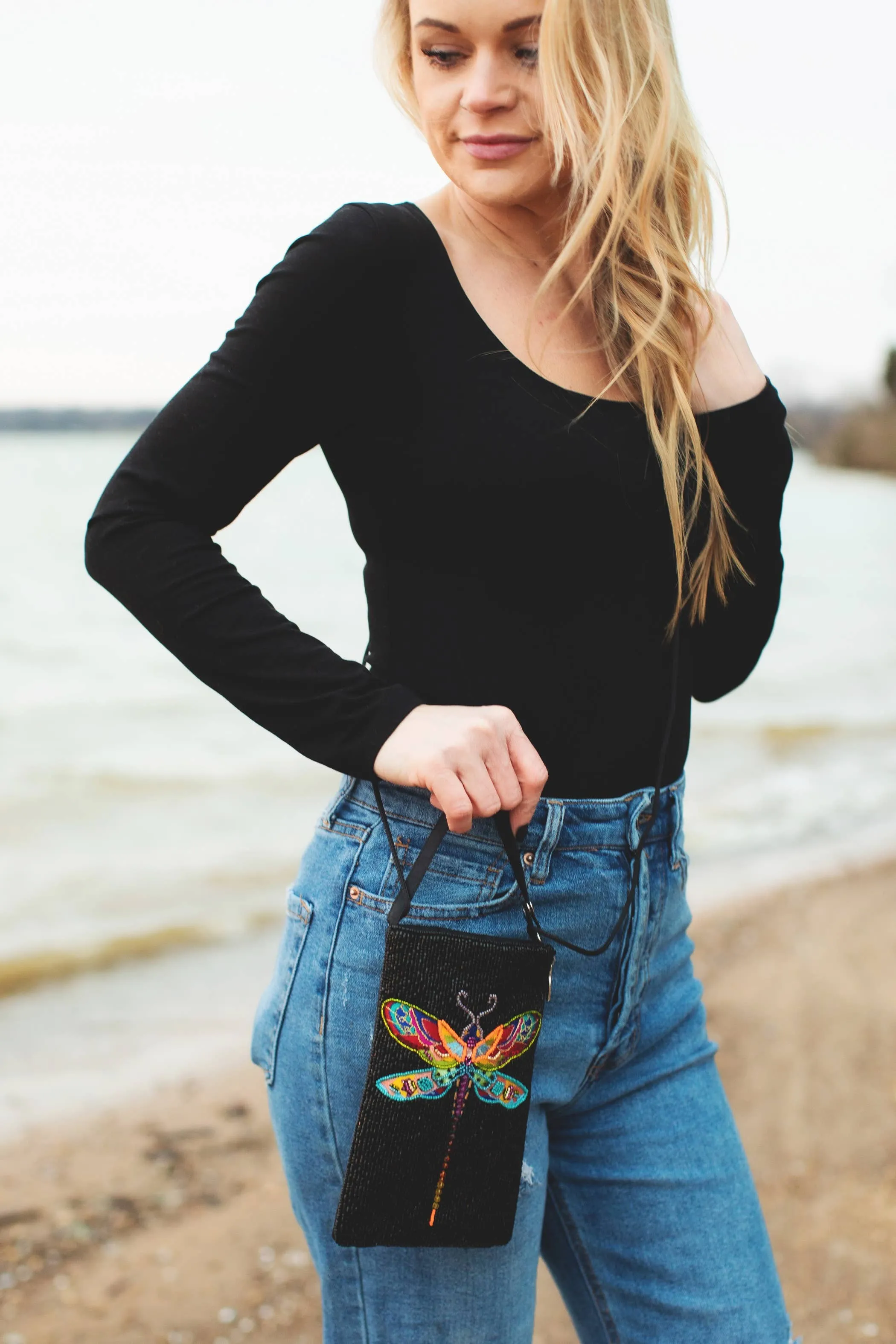 Club Bag Colorful Dragonfly