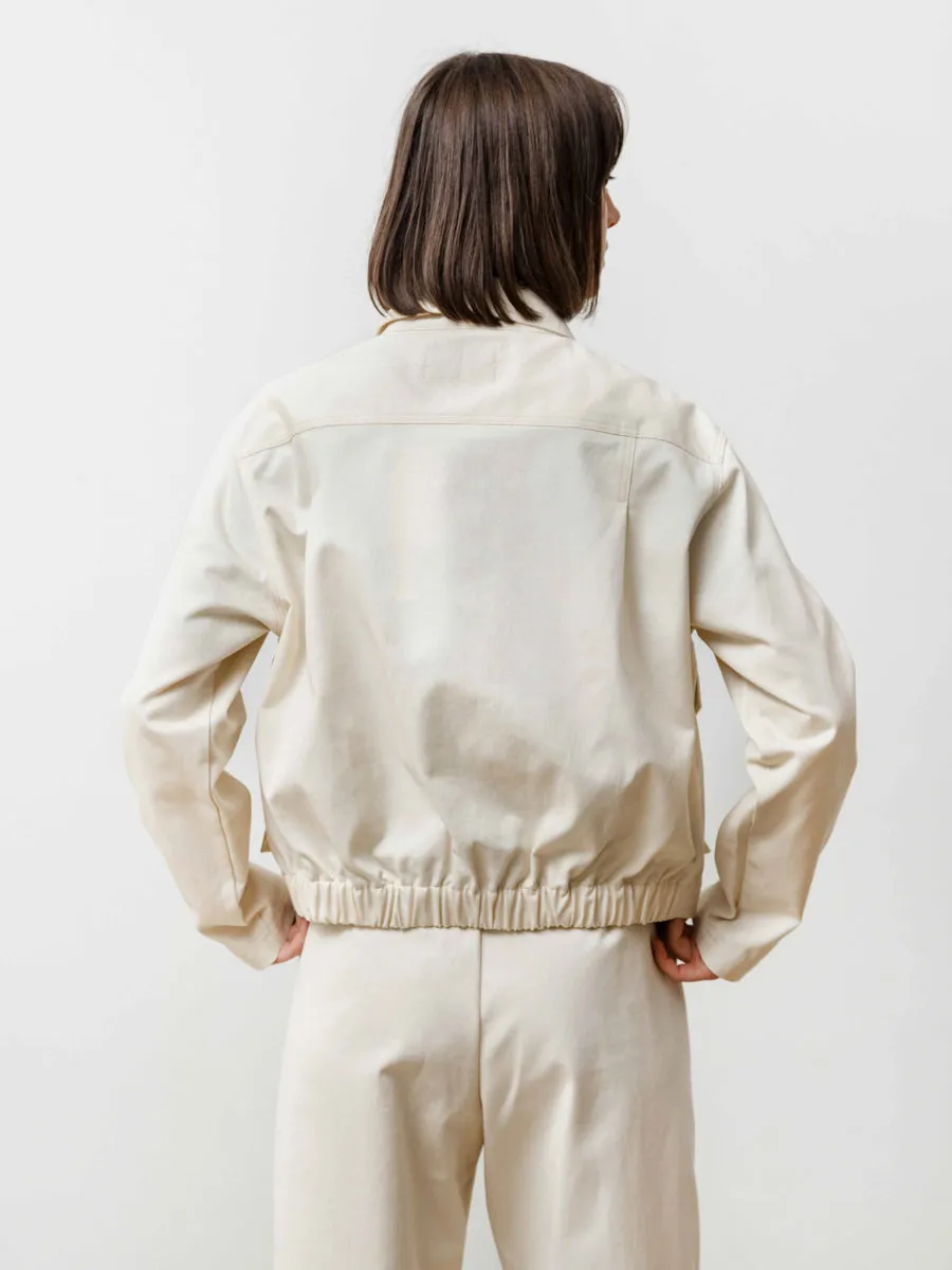 clutch jacket - canvas natural
