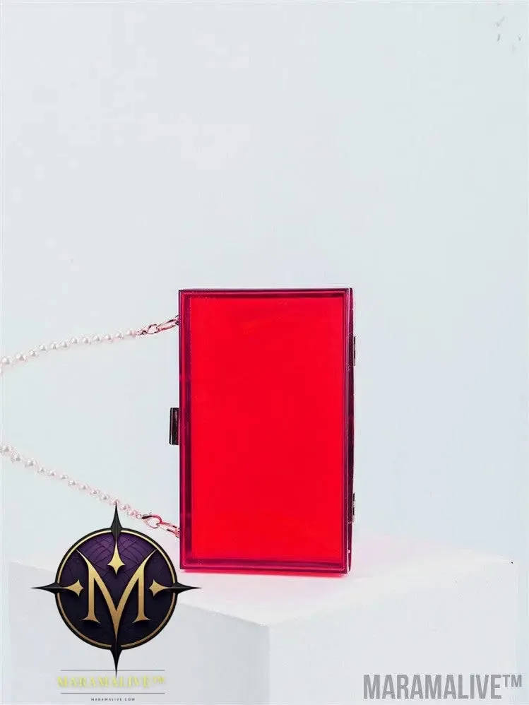 Colorful Acrylic Women's Candy Color Handbags