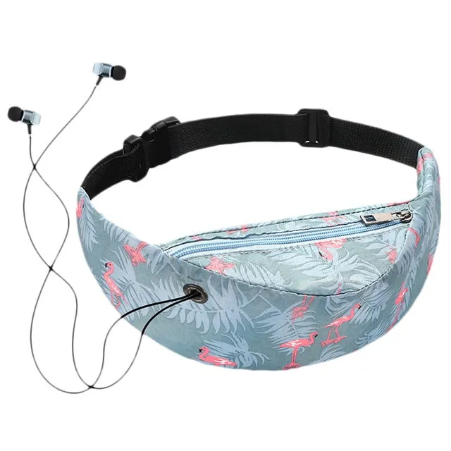 Colorful Printed Waist Bag