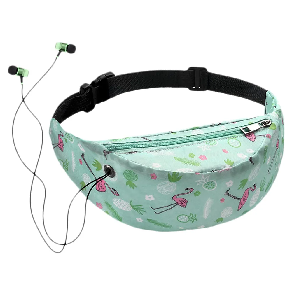 Colorful Printed Waist Bag