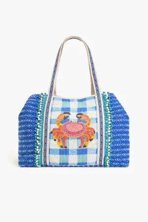 Crab It Beaded Tote
