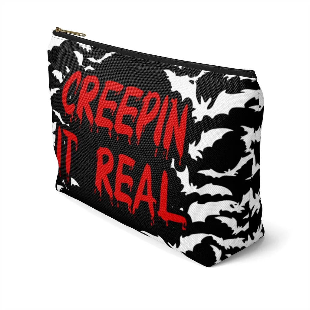 Creepin it Real Accessory Pouch w T-bottom