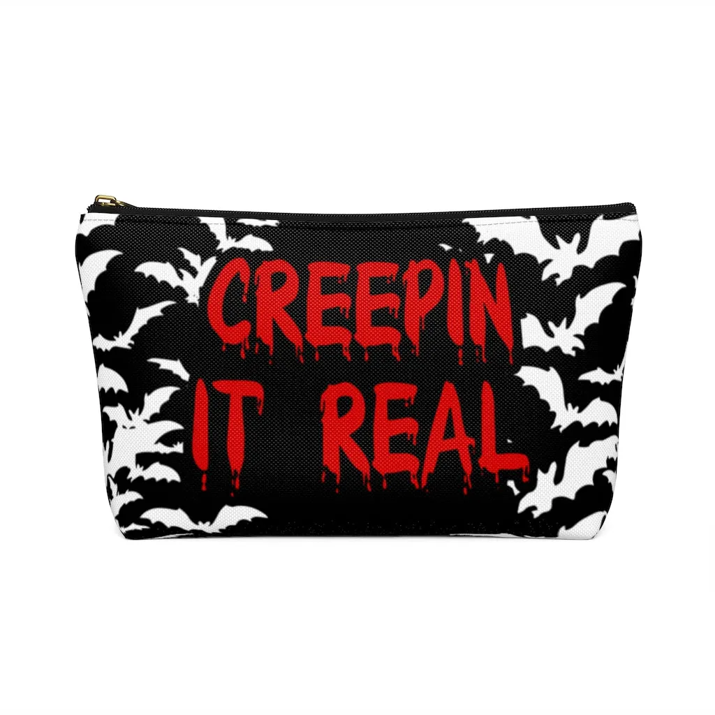 Creepin it Real Accessory Pouch w T-bottom