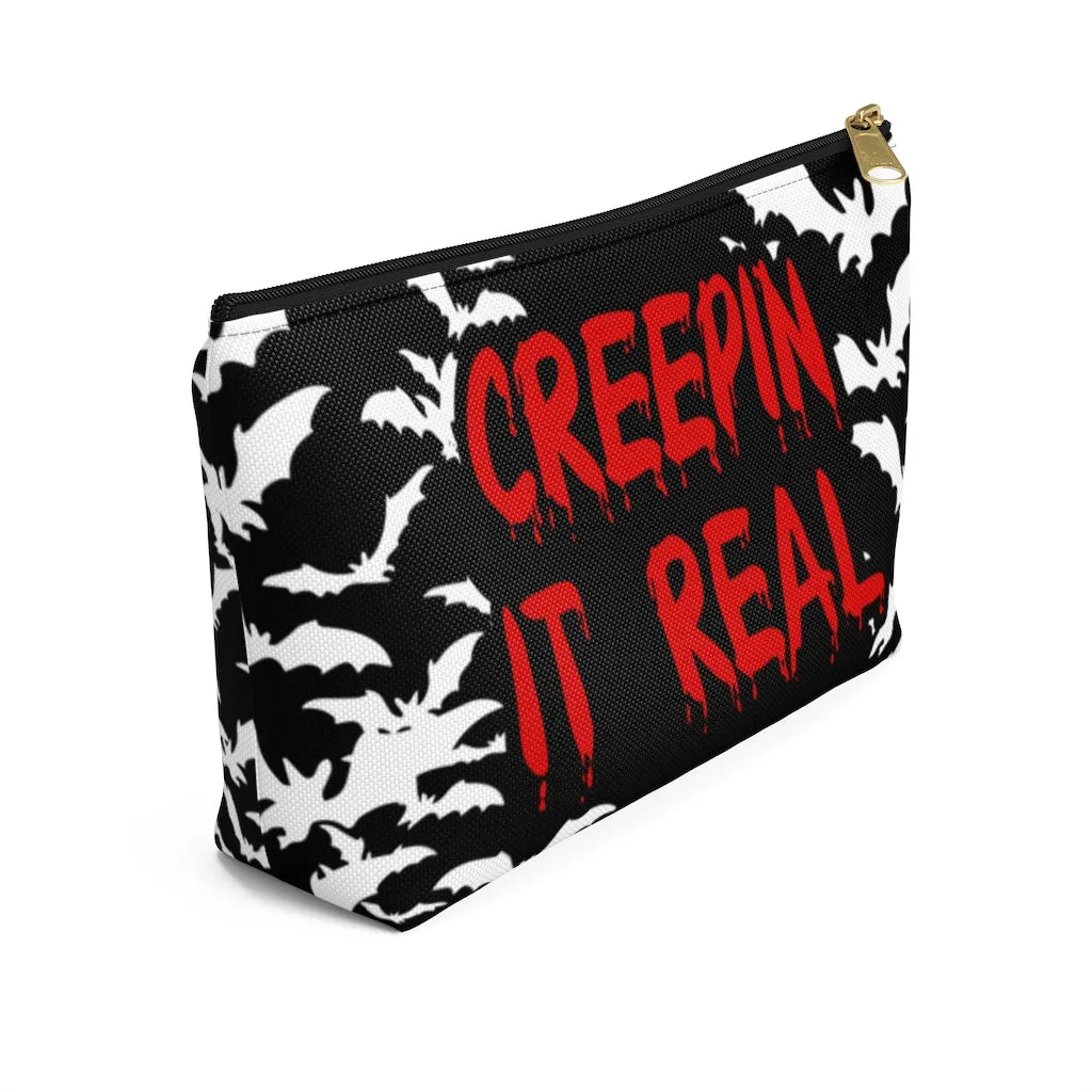 Creepin it Real Accessory Pouch w T-bottom