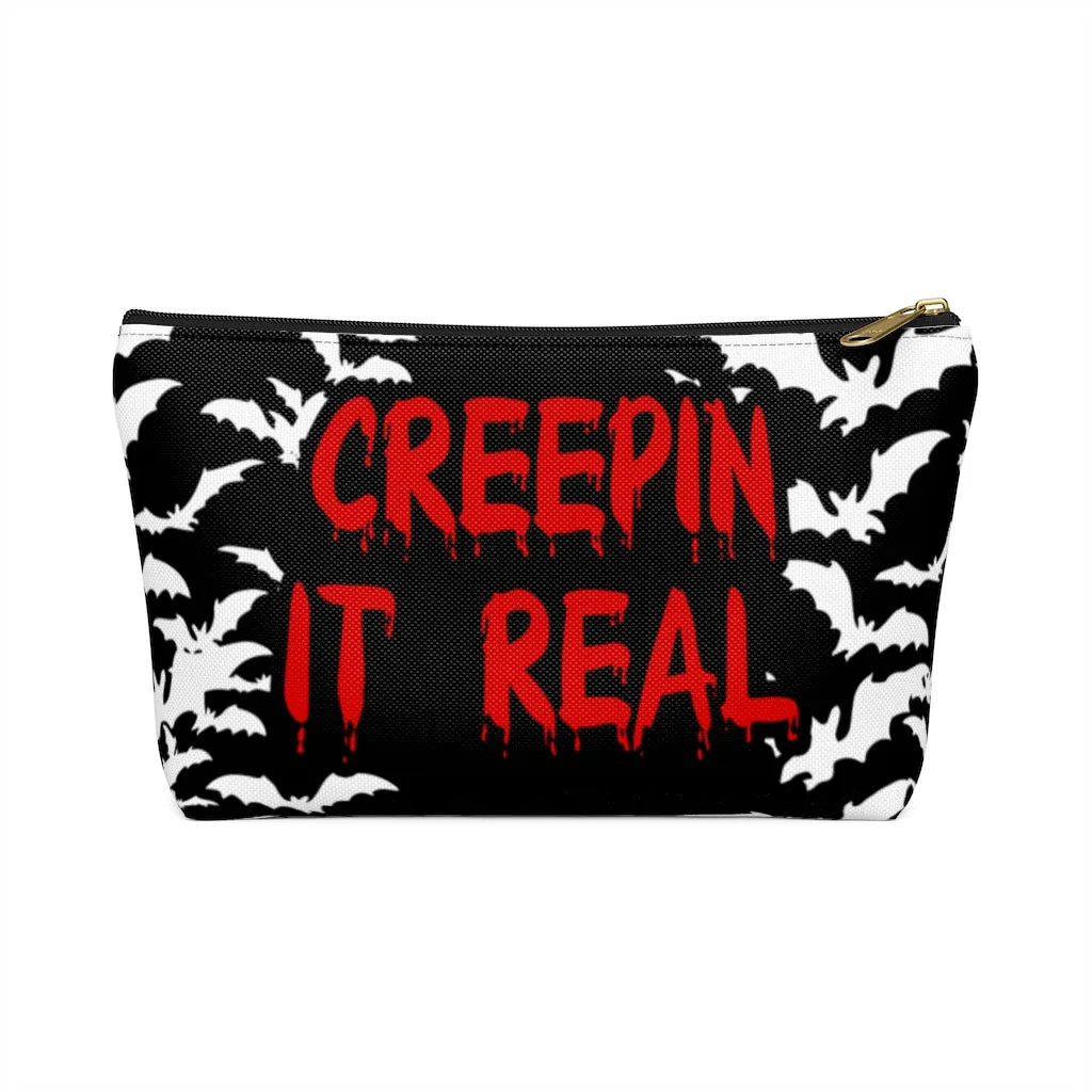 Creepin it Real Accessory Pouch w T-bottom