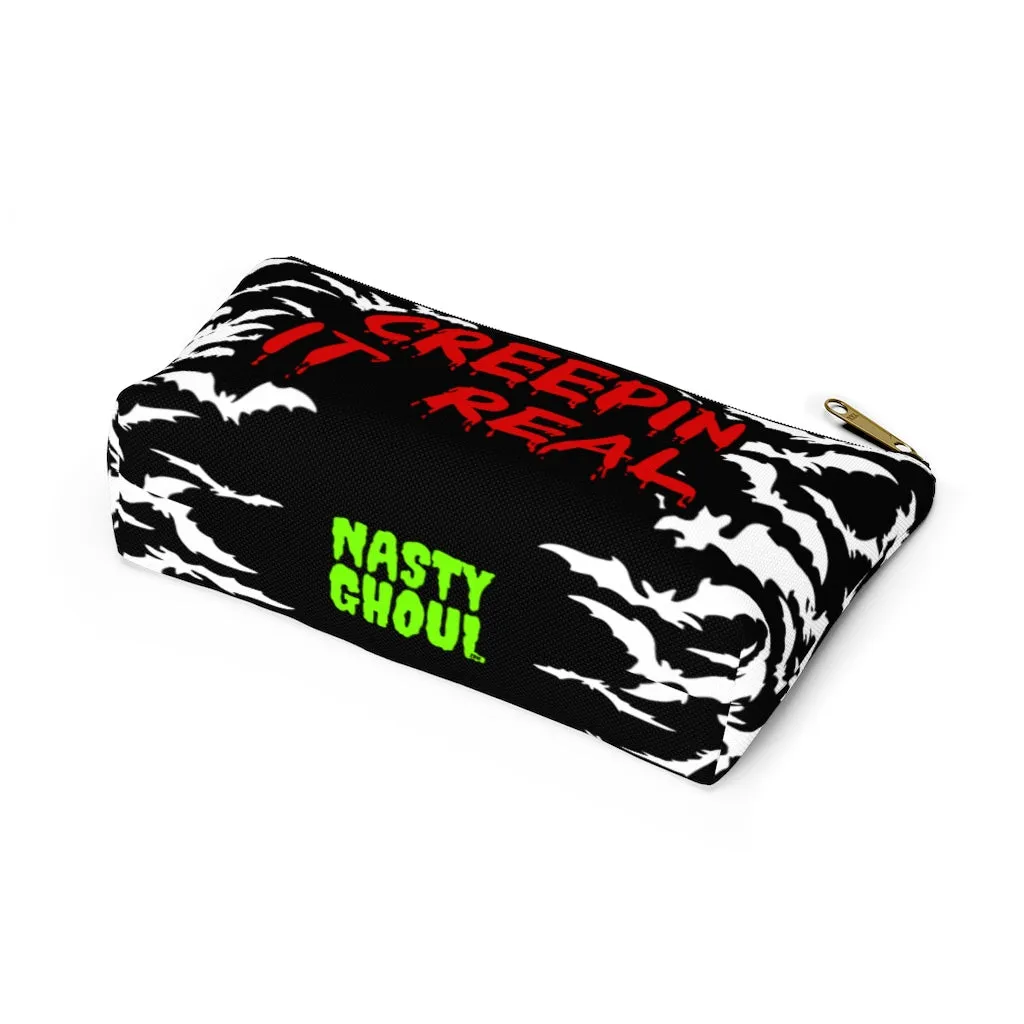 Creepin it Real Accessory Pouch w T-bottom