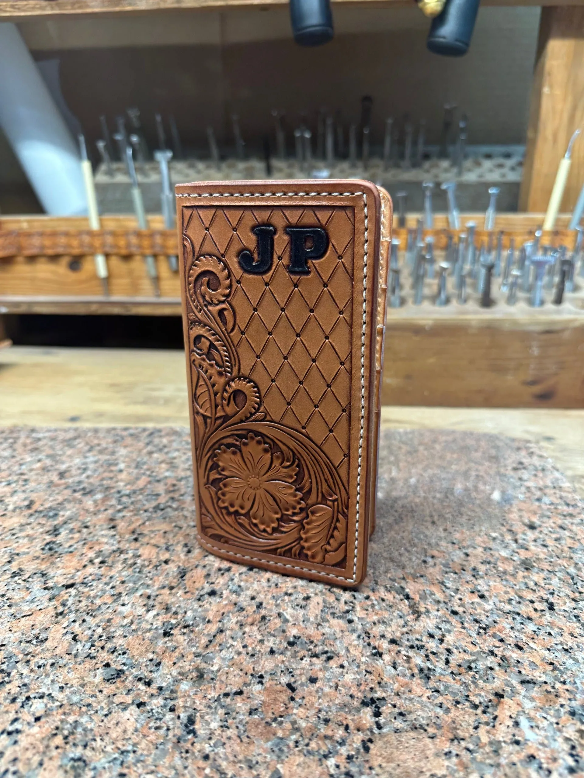 Custom 9 Pocket Roper Wallet-DEPOSIT ONLY
