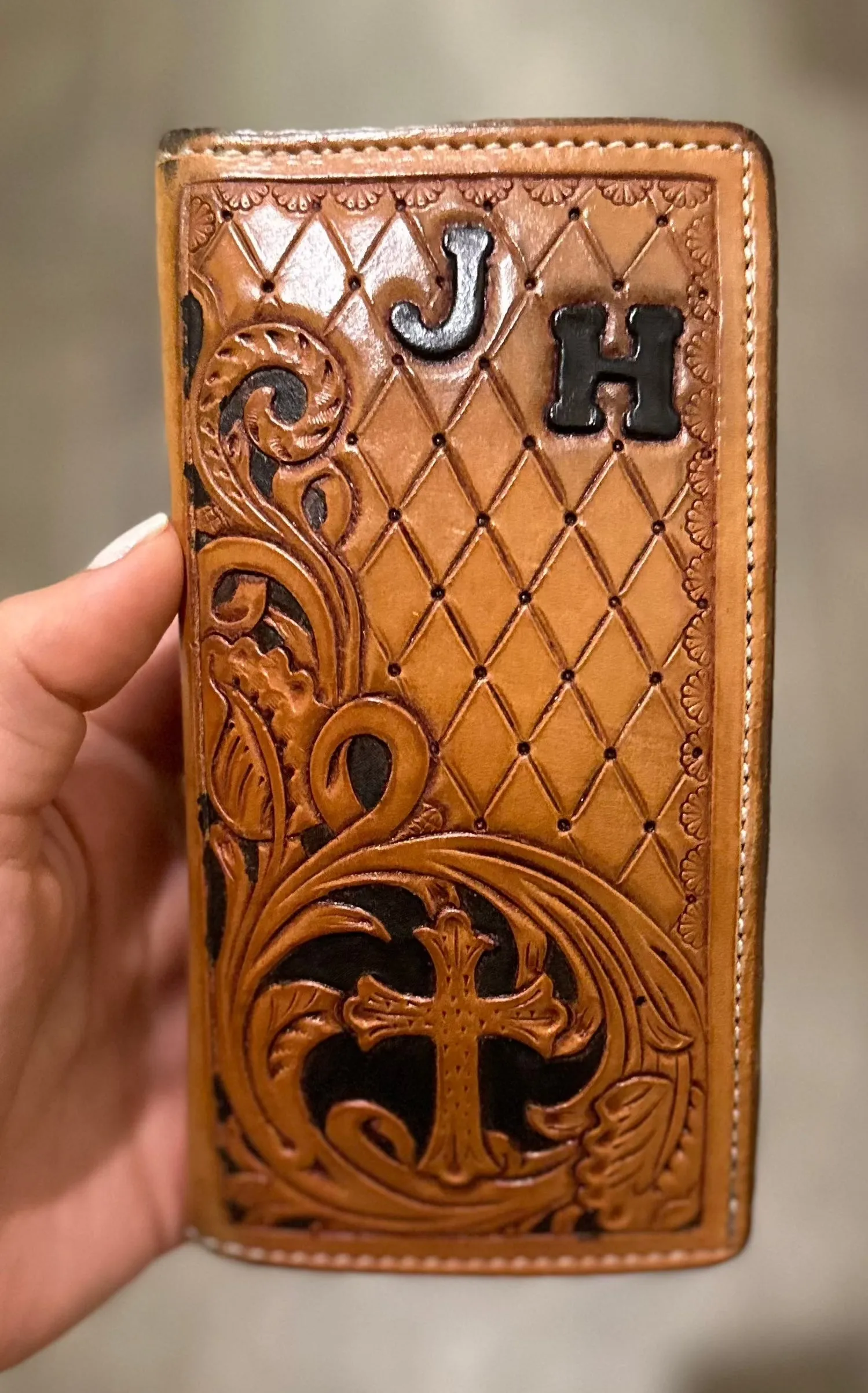 Custom 9 Pocket Roper Wallet-DEPOSIT ONLY