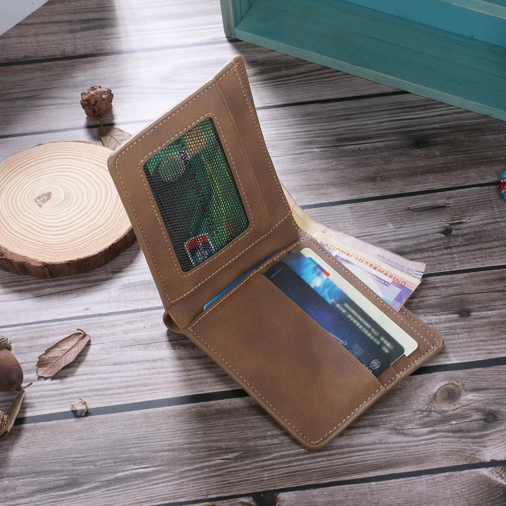 Custom Photo Wallet For Men, Bifold Wallet With Custom Photo And Text