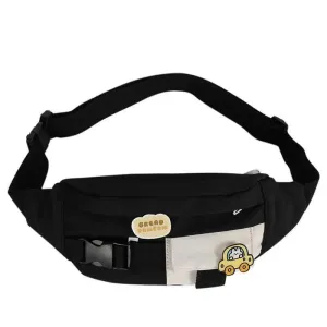 Cute Solid Color Fanny Pack For Girls Trendy Crossbody Chest Bag Belt Waist Packs Workout Traveling Dog Walking Casual Fashion Outdoor Waist Pack Bag Cool Fanny Packs