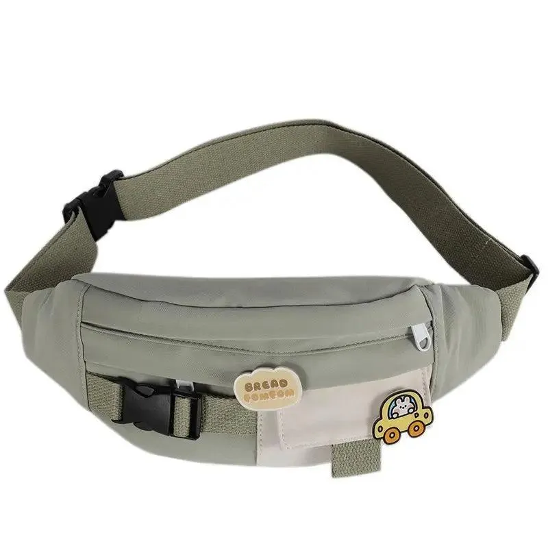 Cute Solid Color Fanny Pack For Girls Trendy Crossbody Chest Bag Belt Waist Packs Workout Traveling Dog Walking Casual Fashion Outdoor Waist Pack Bag Cool Fanny Packs