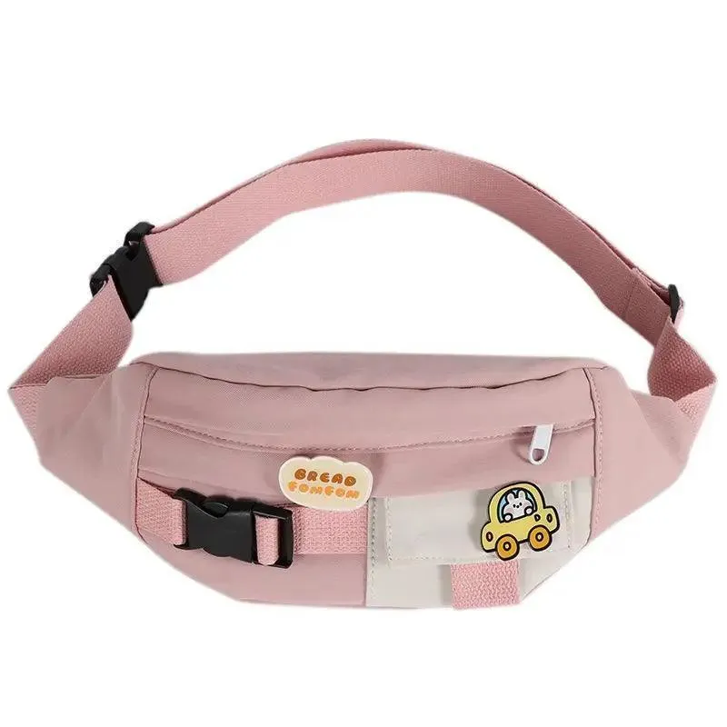 Cute Solid Color Fanny Pack For Girls Trendy Crossbody Chest Bag Belt Waist Packs Workout Traveling Dog Walking Casual Fashion Outdoor Waist Pack Bag Cool Fanny Packs
