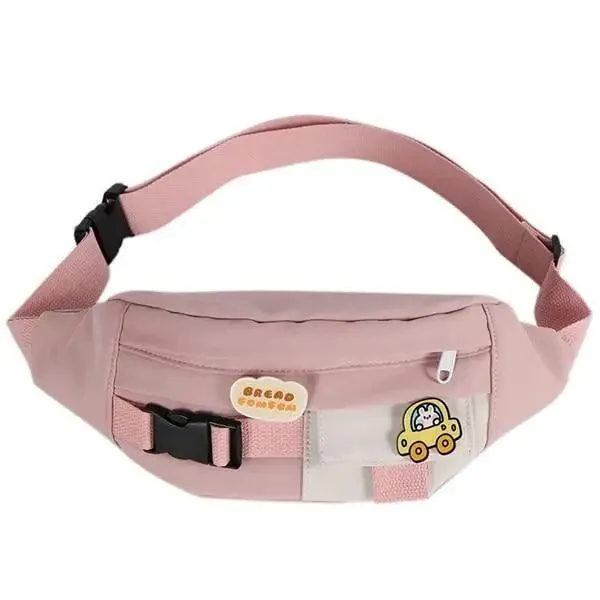 Cute Solid Color Fanny Pack For Girls Trendy Crossbody Chest Bag Belt Waist Packs Workout Traveling Dog Walking Casual Fashion Outdoor Waist Pack Bag Cool Fanny Packs