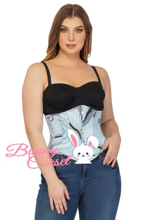 Daleyza Printed Waspie Corset