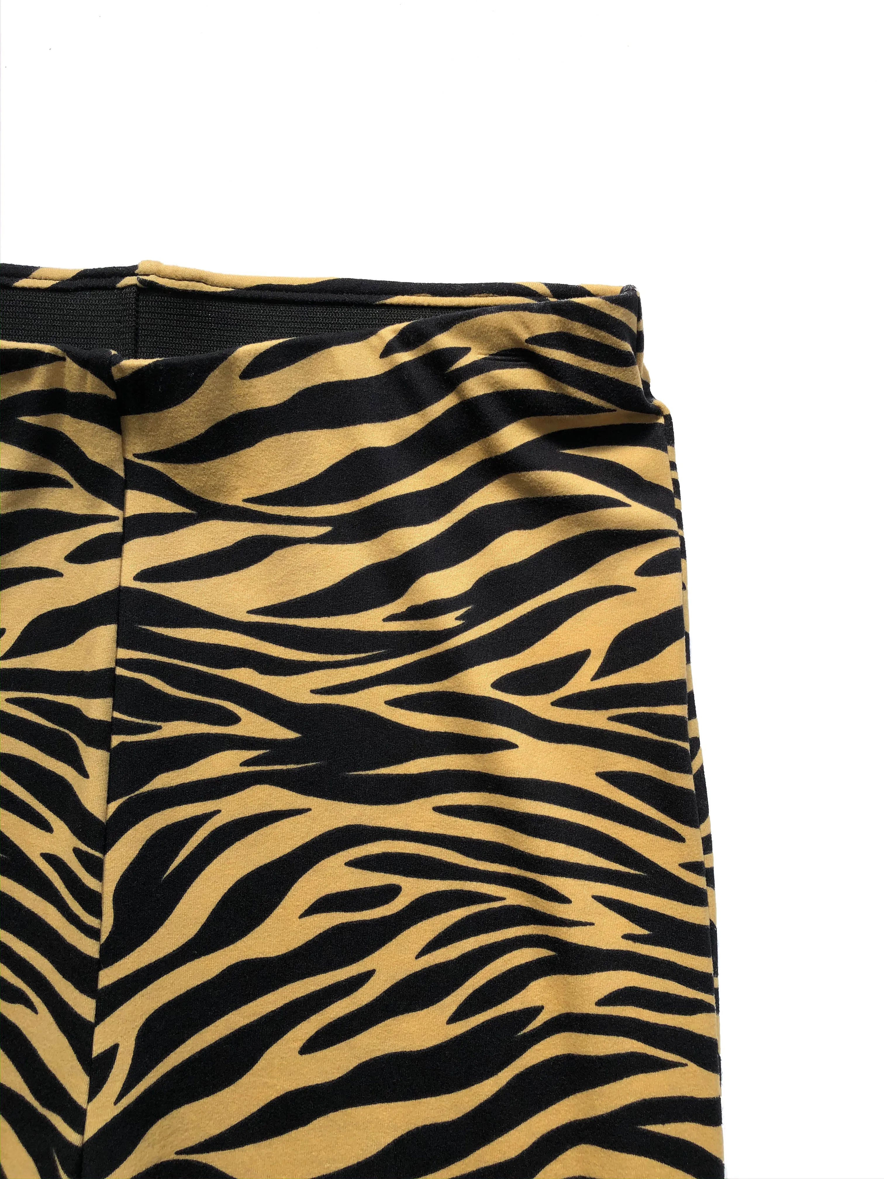 Dany Printed Flare Pants - Zebra