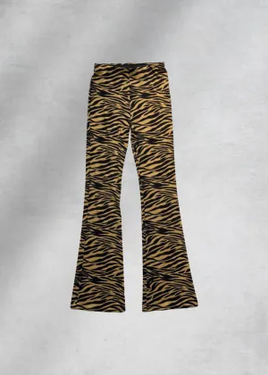 Dany Printed Flare Pants - Zebra