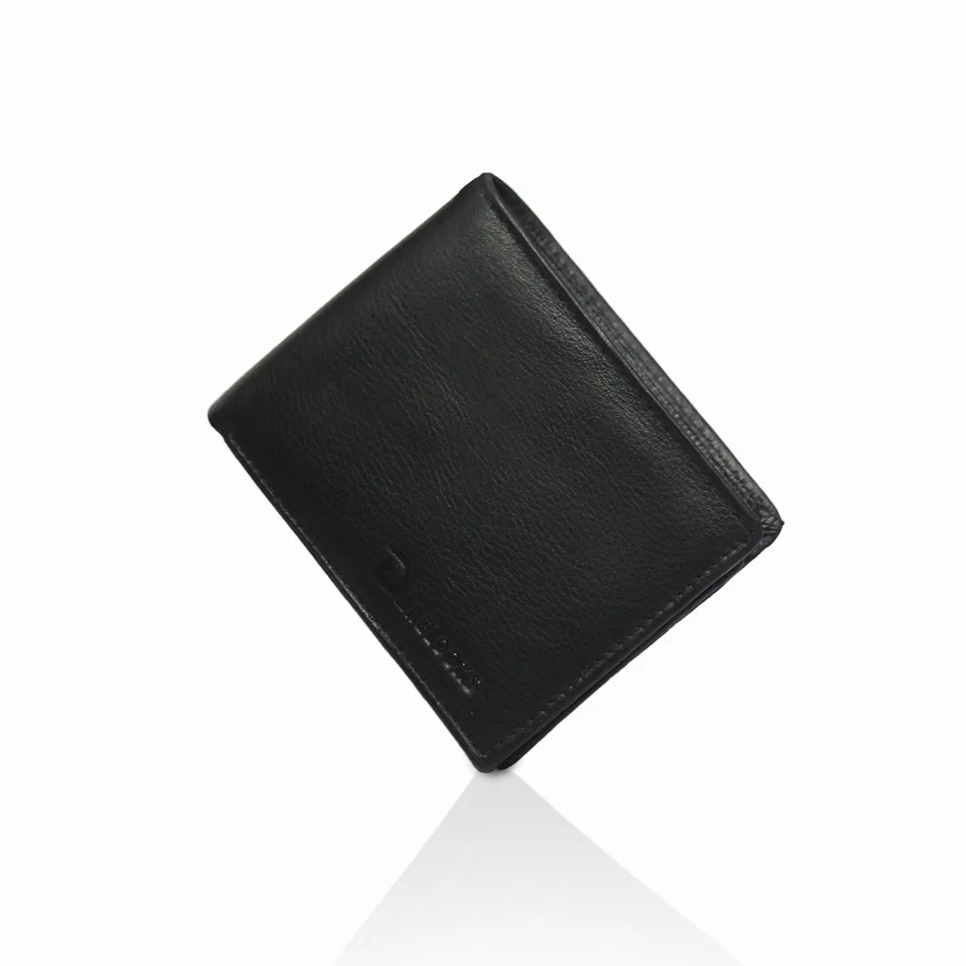 Darelooks Classic Genuine Leather Black Wallet