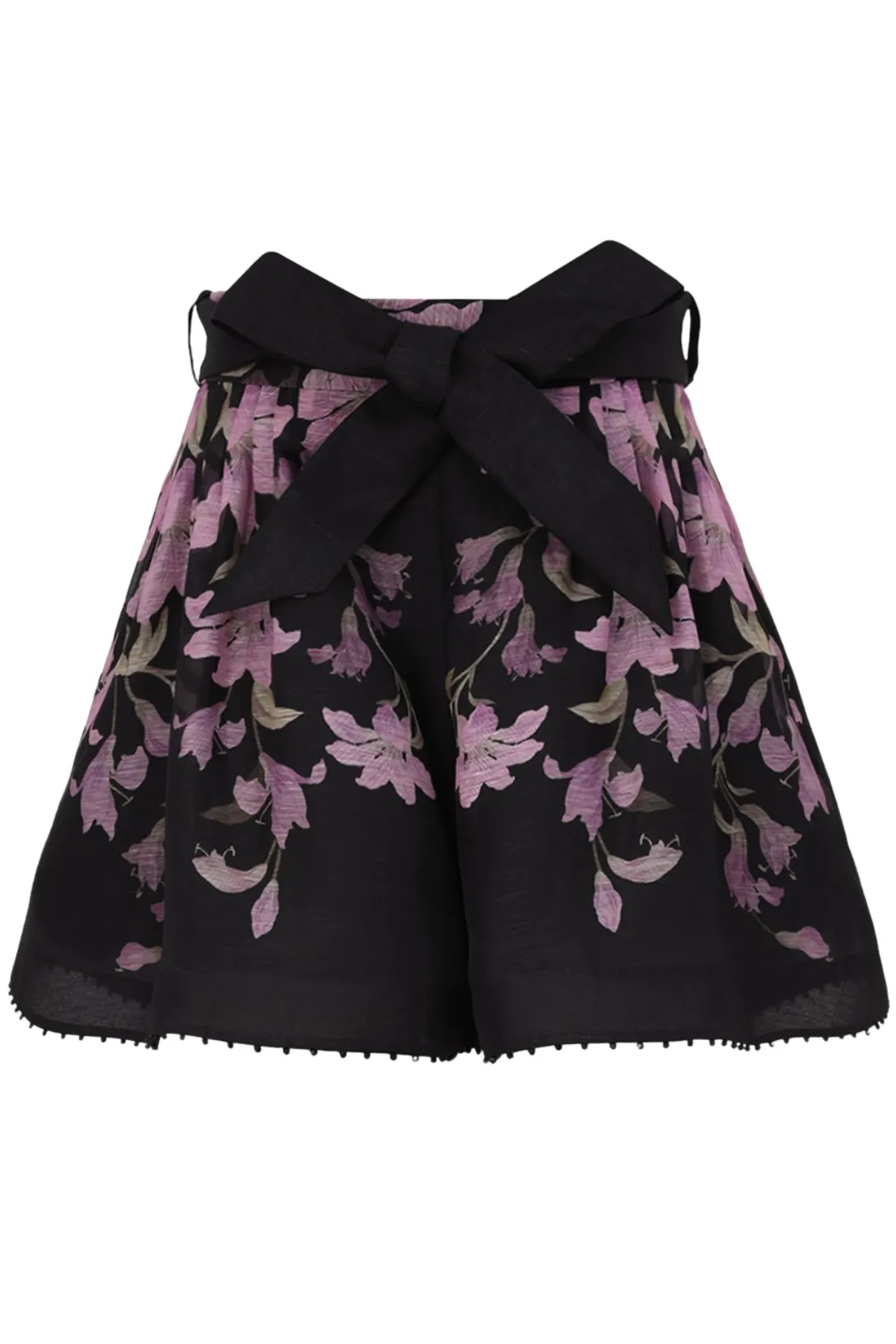 Dawning Beaded Tuck Short | Black Lily