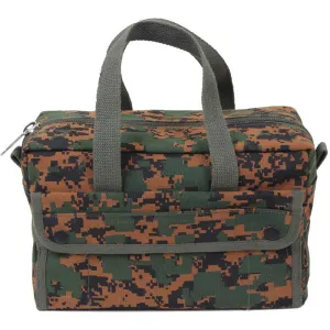 Digital Woodland Camouflage - Military GI Style Mechanics Tool Bag - Cotton Canvas
