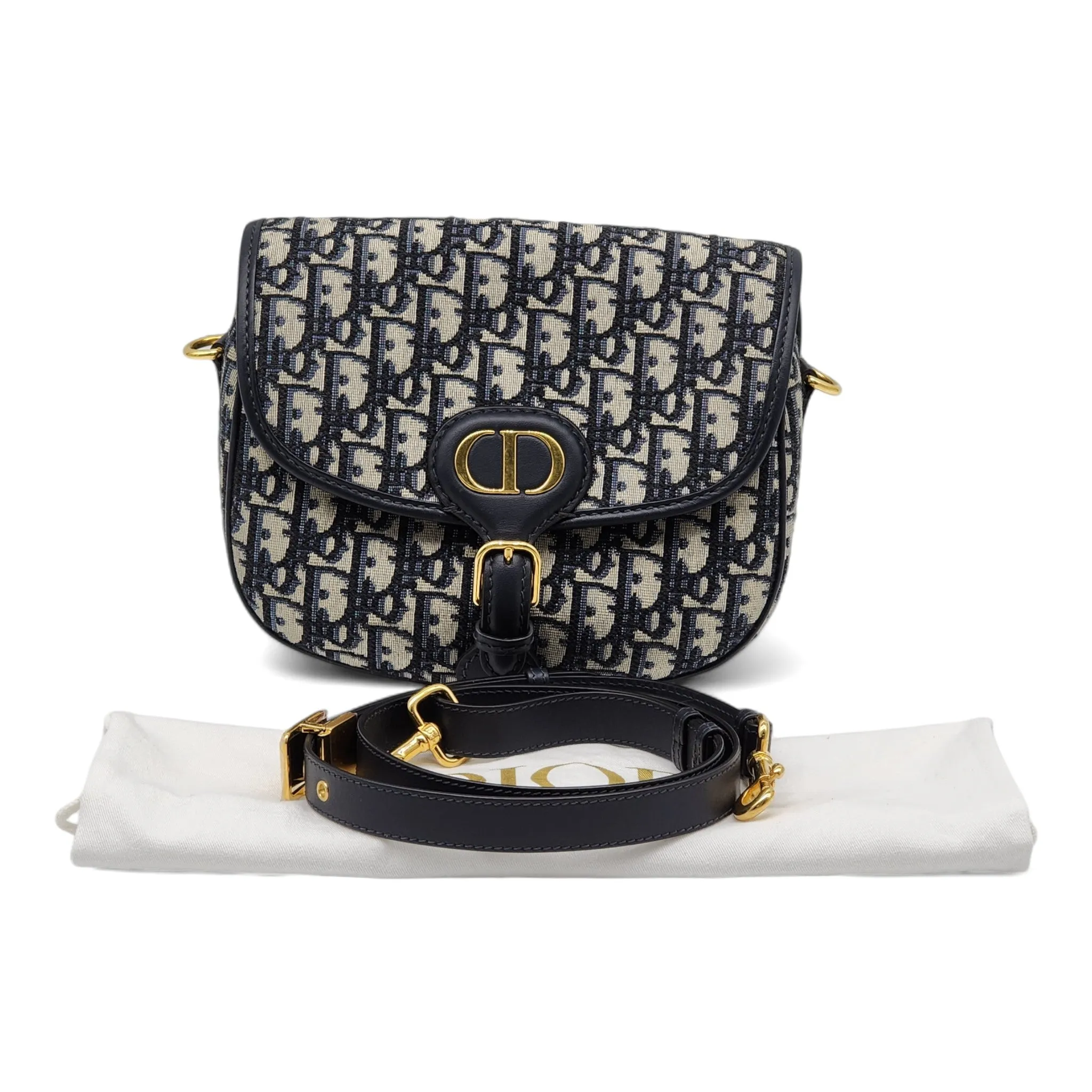 Dior Bobby Oblique Crossbody Bag in Blue