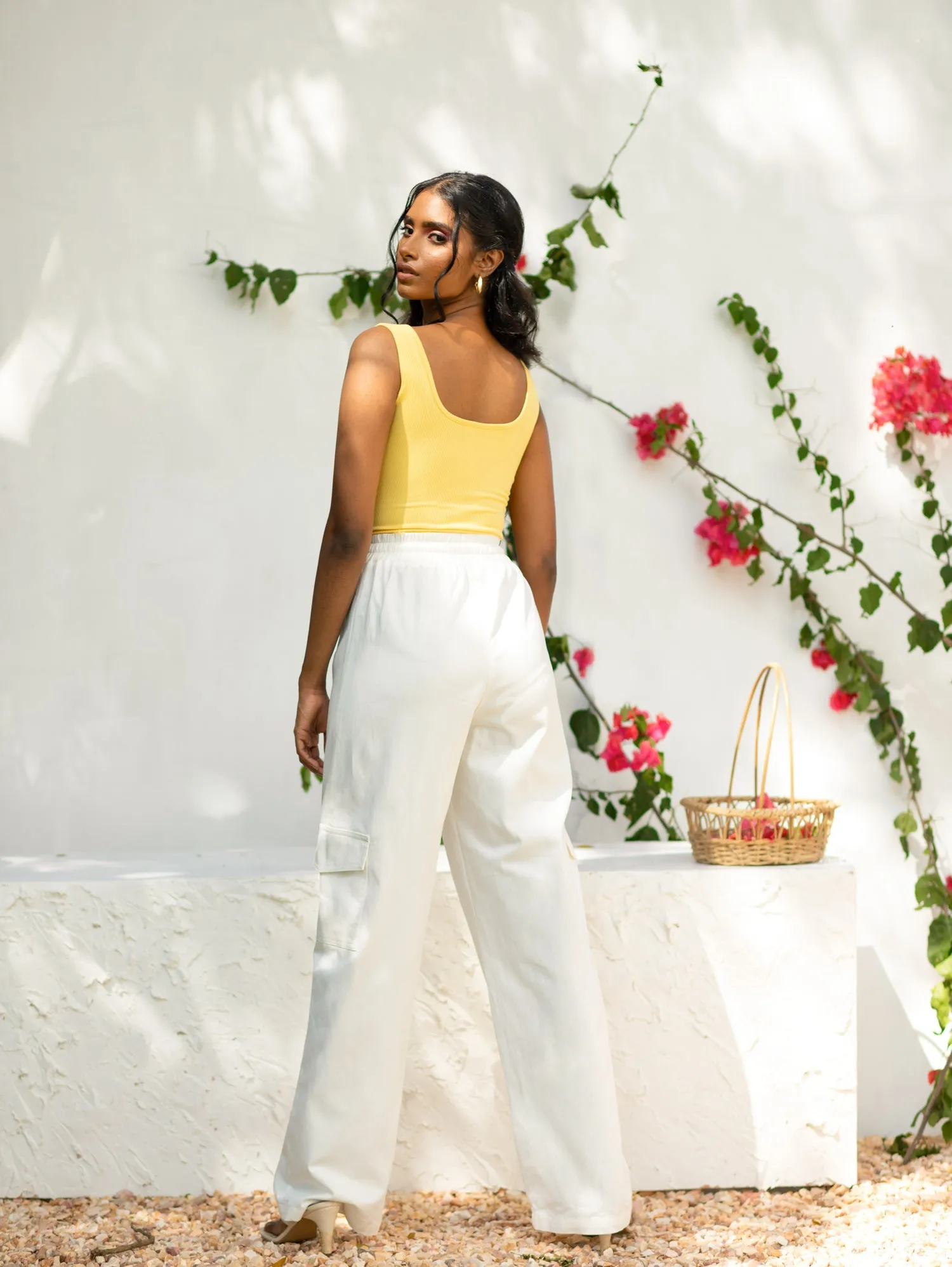 Drawsting Over Sized Cargo Pant