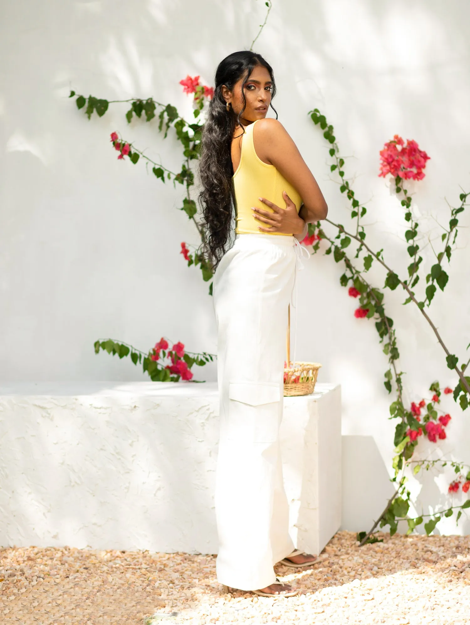 Drawsting Over Sized Cargo Pant