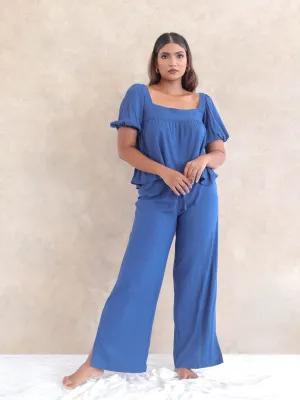 Drawsting  Side Slit Pant