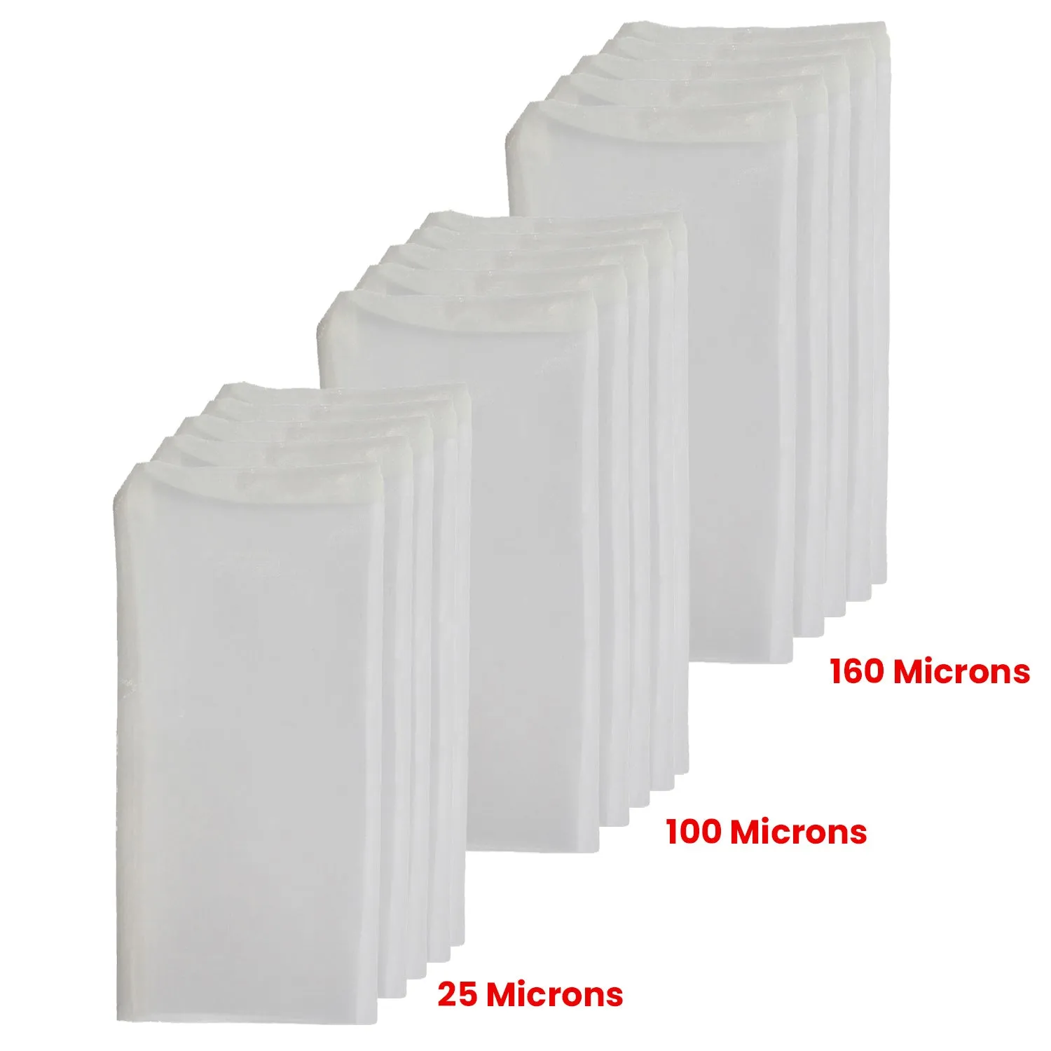 Dulytek® Premium Nylon Filter Bags, 2" x 4", Various Micron Mesh Sizes Available, and Free Packing Card - Zero Blowouts
